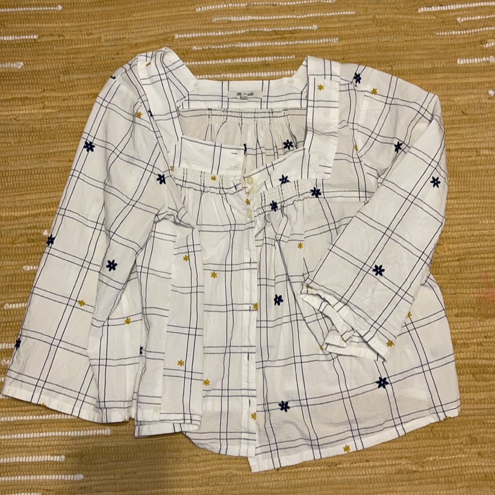 Button-up Madewell top
